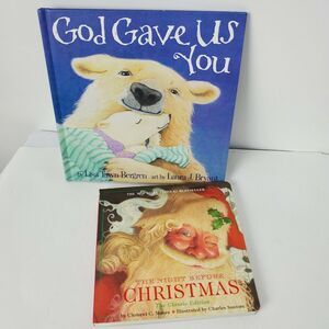 God Gave Us You by Lisa Bergren & The‎ Night Before Christmas Book Set